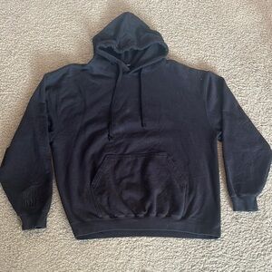 Men's Black Pullover Hoodie